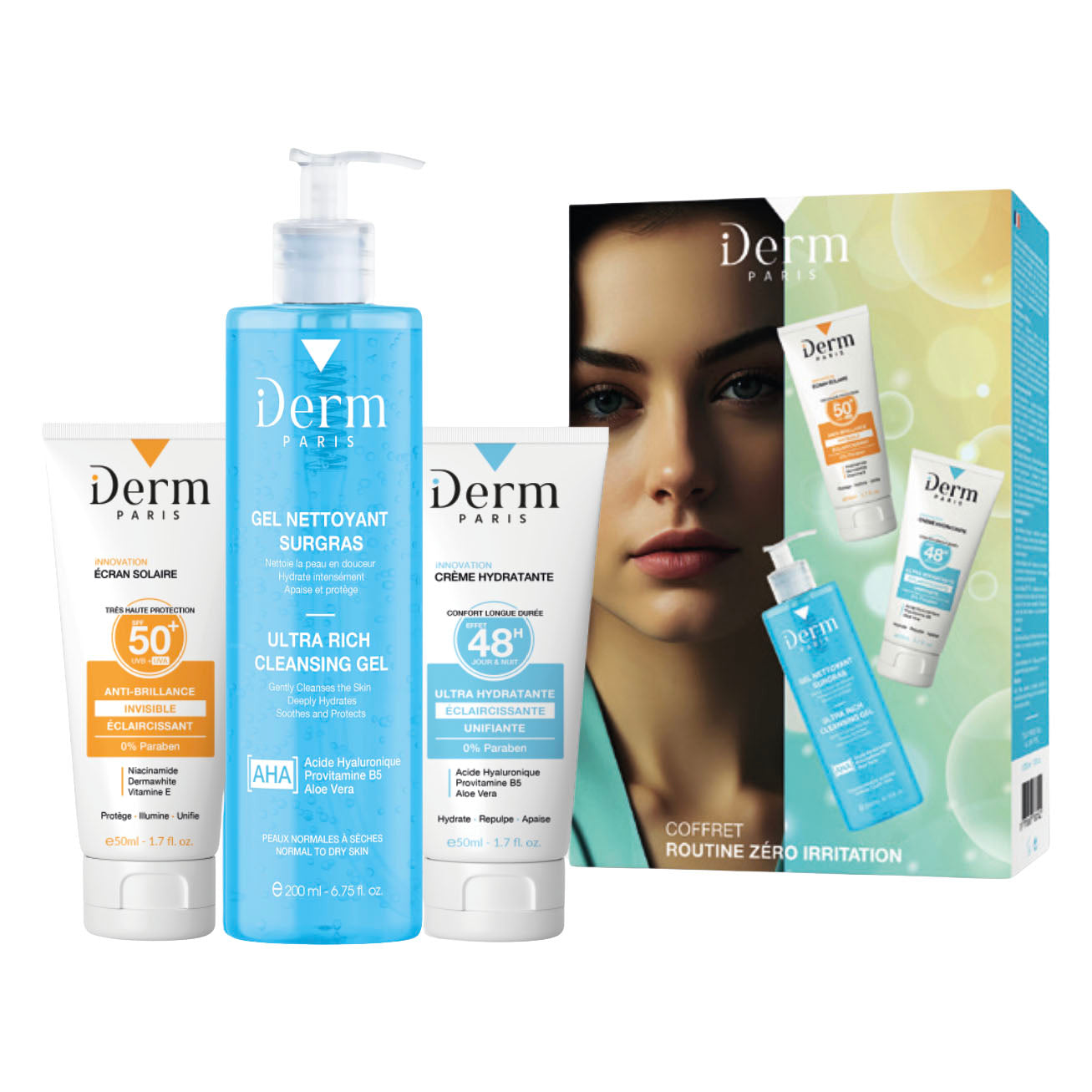 Coffret Routine Zéro Irritation - Tous types de peau